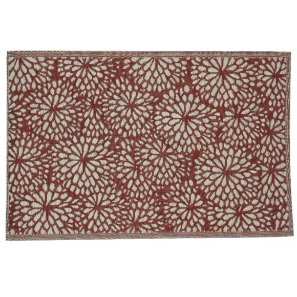 Alfombra de exterior (120 x 180 cm) Stessy Rojo