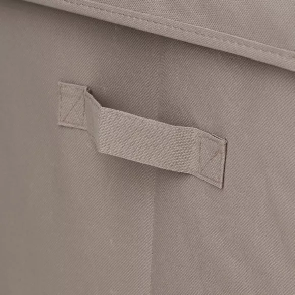 Cesto portabiancheria pieghevole (36 x 36 x 55 cm) Colorama Beige