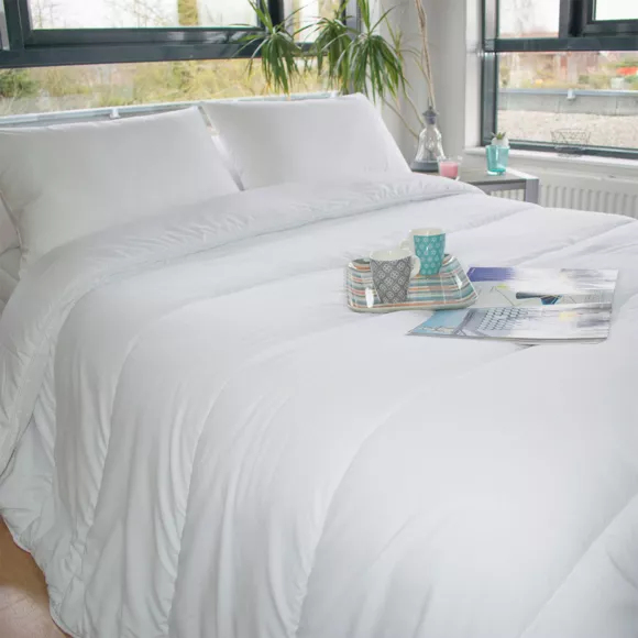 Relleno nórdico (240 cm) Extra cálido Anti-ácaros Blanco