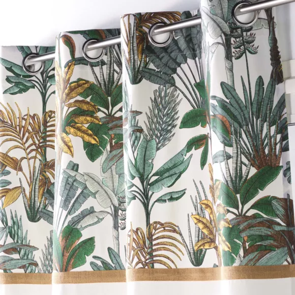Rideau tamisant (140 x 240 cm) Balinesia Vert