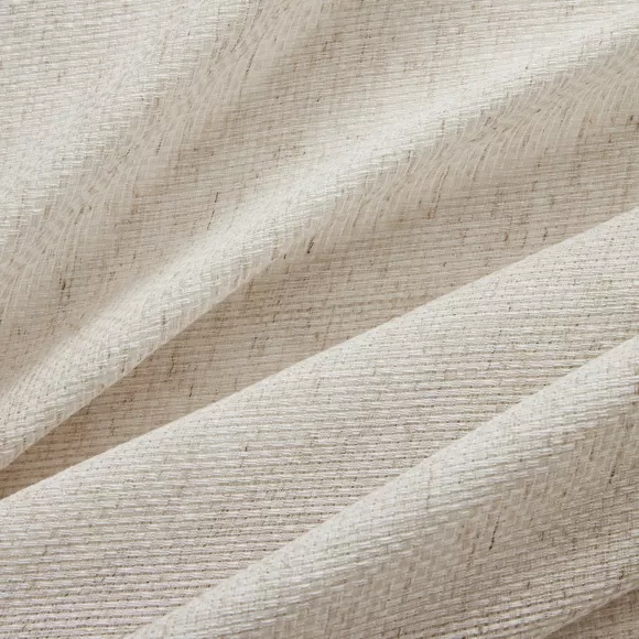 Vitrage linnen-effet met roede schuifzoom (280 x 240 cm) Luca Beige