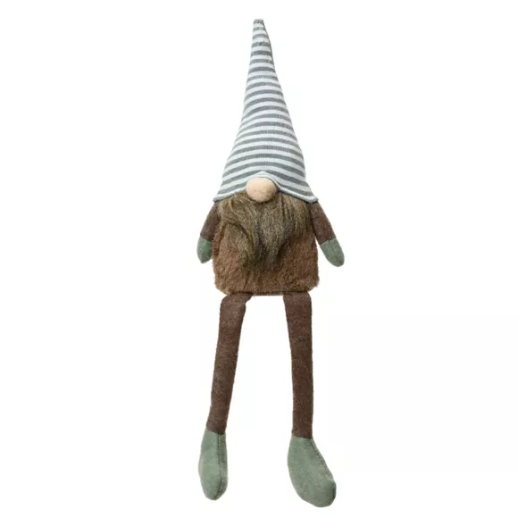 Lutin de Noël à asseoir (H50 cm) Andie Menthe blanche