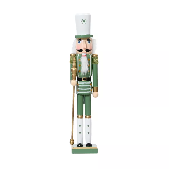 Soldat Casse-noisette en bois (H92 cm) Viktor Vert
