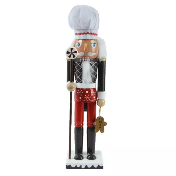 Soldat Casse-noisette en bois (H38 cm) Henri et Pain d'épices