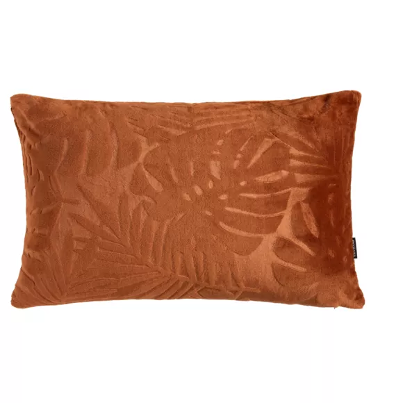 Cojín rectangular en franela (40 x 60 cm) Flore Cobre
