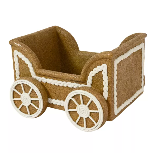 Wagon de Noël Géant (56 x H38 cm) Pain d'épices Gourmand