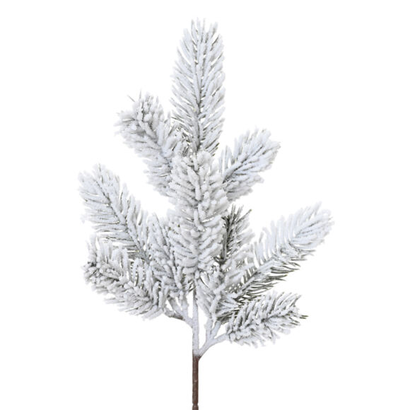 Branche de sapin (35 cm) Santa Vert enneigé