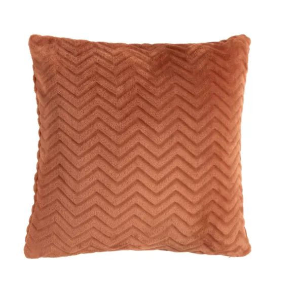 Coussin carré flanelle (45 x 45 cm) Zag Cuivre