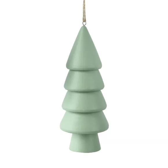 Hangende houten kerstboom (H15 cm) Harmonie Witte Munt