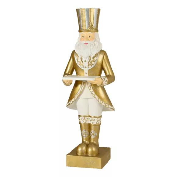 Babbo Natale Gigante (H175 cm) Gabriel vestito d'Oro