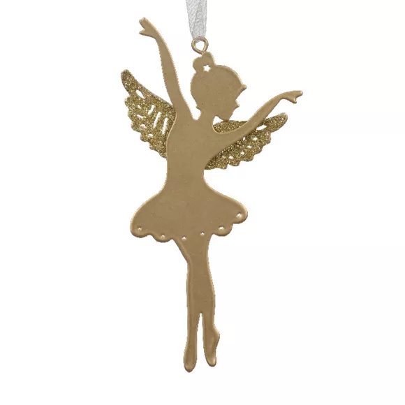 Hangende metalen danseres (H15 cm) Fee Elise Goud