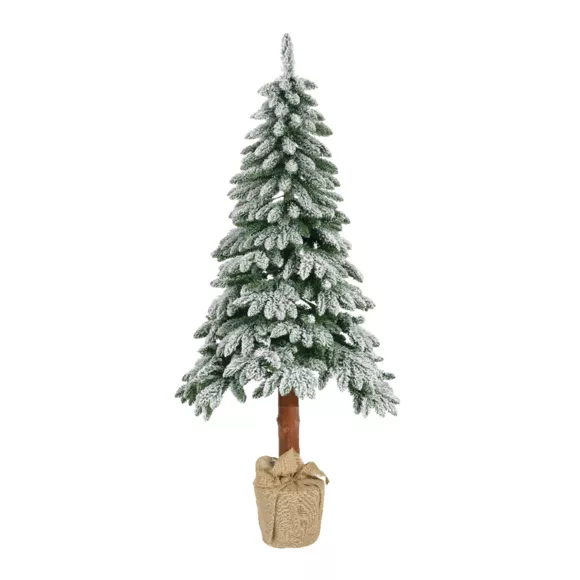 Künstlicher Weihnachtsbaum H180 cm Tora Grün verschneit