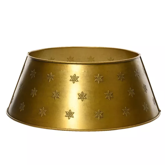 Cubre pie de árbol de metal (D70 cm) Antiguo Oro