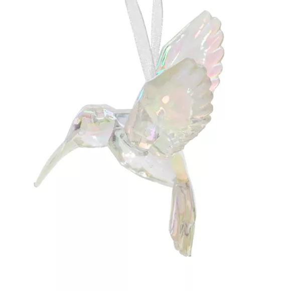 Pivert à suspendre (H10 cm) Ice Transparent irisé