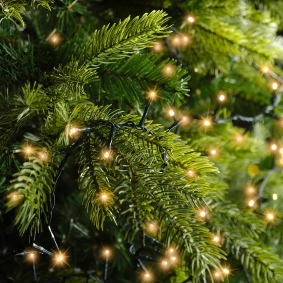 Luces de Navidad Lujo 34 m Blanco cálido 1500 LED