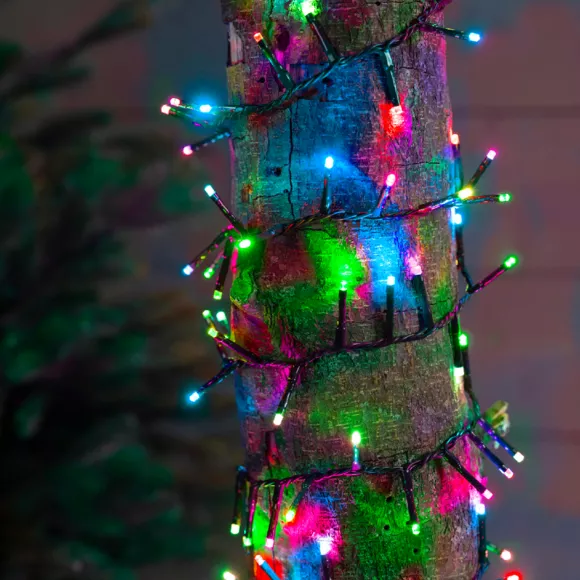 1 LED compact guirlande extŽrieur 2250cm-1000L vert/multi pastel