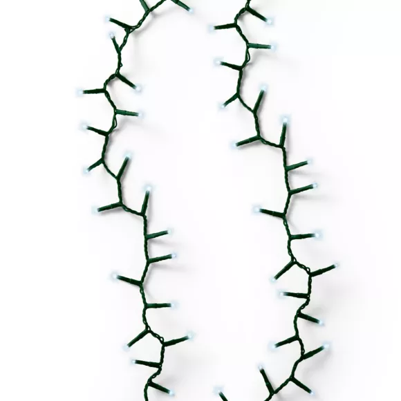 Guirlande lumineuse 45 m 2000 LED câble vert NewLuxe Blanc froid