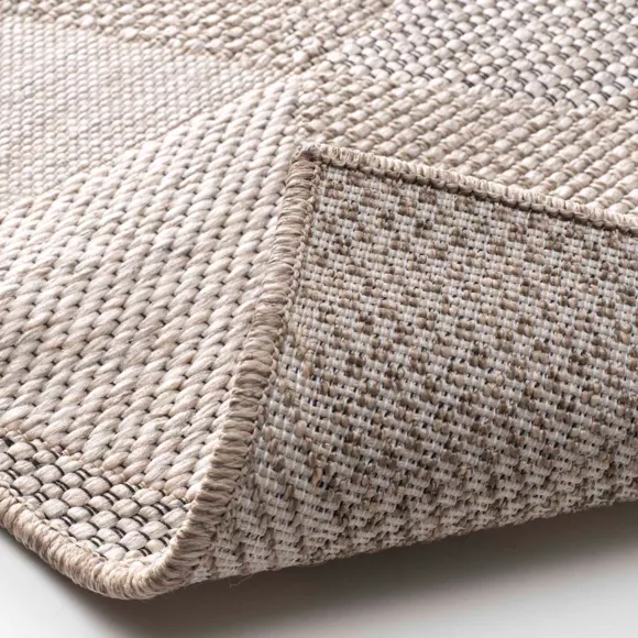Geweven woonkamertapijt (120 x 170 cm) Odilon Beige