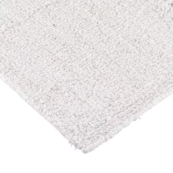 TAPIS NAEL COTON/AUTRES FIBRES 45X90 CM - BLANC