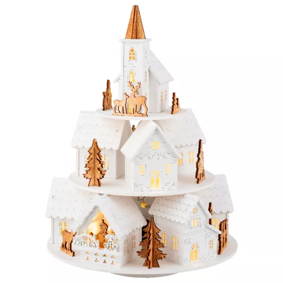 1 LED paysage intŽrieur dia21.00-H28.50cm-9L naturel/blanc chaud