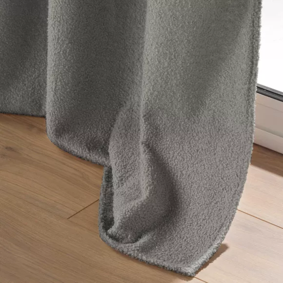 Rideau bouclette (140 x 240 cm) Wooly Gris
