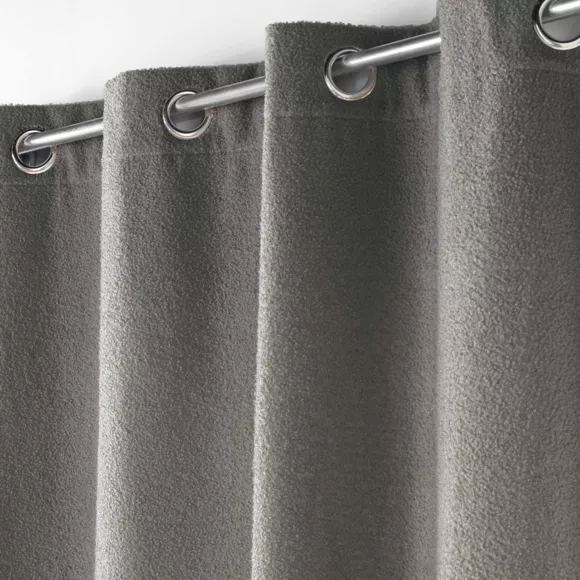 Rideau bouclette (140 x 240 cm) Wooly Gris