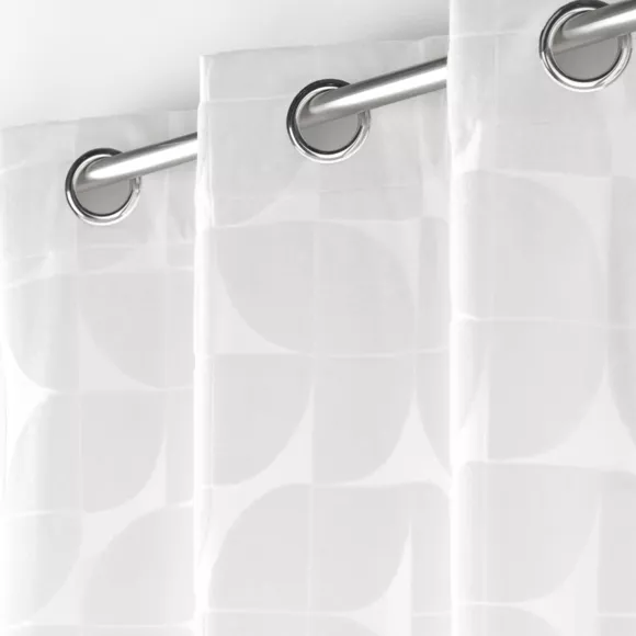 Rideau œillets velours (135 x 260 cm) Geolia Blanc