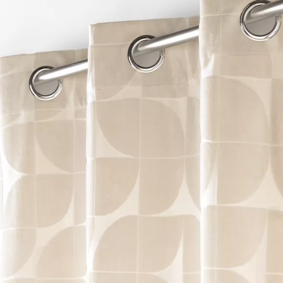 Rideau œillets velours (135 x 260 cm) Geolia Beige