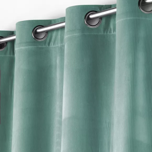 Rideau velours (140 x 260 cm) Casual Vert sauge