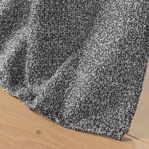 Voilage œillets effet lainage (140 x 280 cm) Loulaine Noir