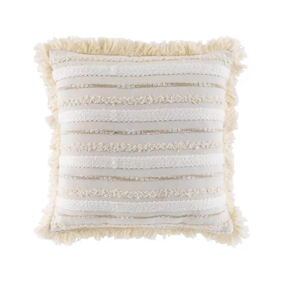 Coussin carré coton (40 x 40 cm) Atlas Beige