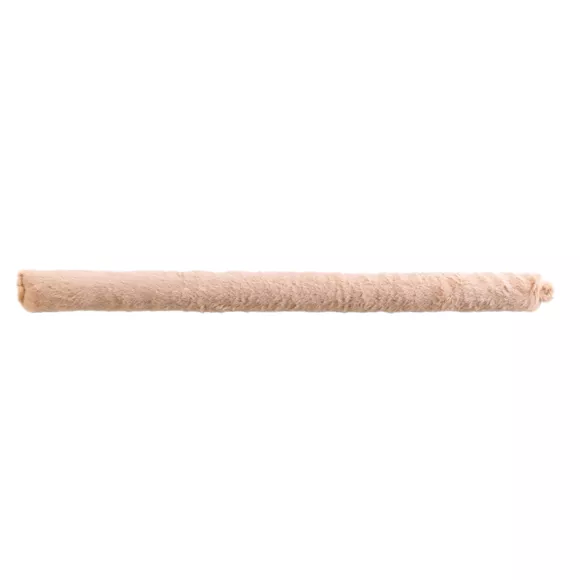 Coussin bas de porte fausse fourrure (80 x 10 cm) Foxy Beige