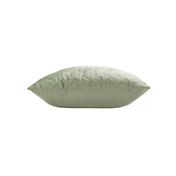 Vierkante fluwelen kussenhoes (40 x 40 cm) Daisy Salie Groen