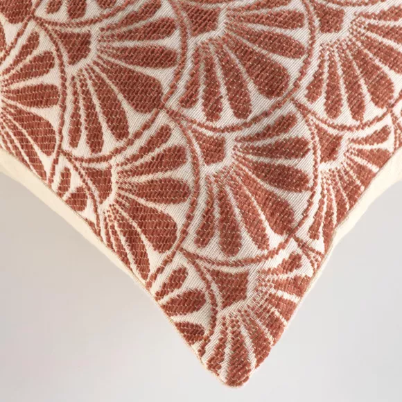 Housse de coussin carrée (40 x 40 cm) Echo Terracotta