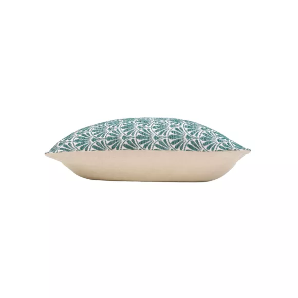Housse de coussin carrée (40 x 40 cm) Echo Bleue