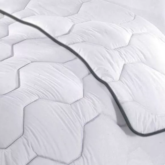 Zeer warm dekbed katoenen percale hoes (240 x 220 cm) Witte Galaxie