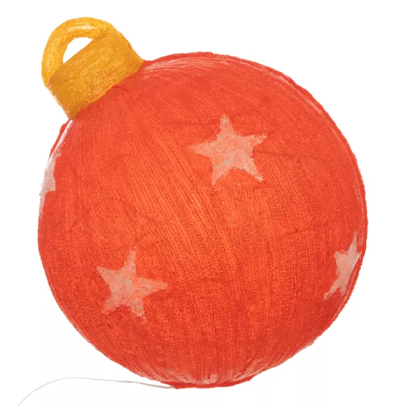 Lichtgevende kerstbal 60 LED (H38 cm) Ster Koud wit