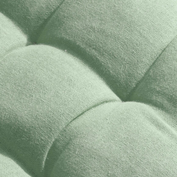 Colchoneta de suelo en algodón (120 x 60 cm) Pixel Verde menta