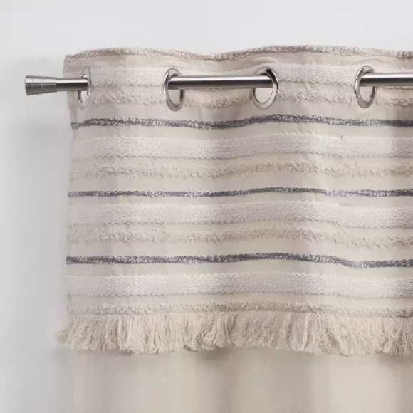 Rideau œillets coton (140 x 240 cm) Atlas Beige