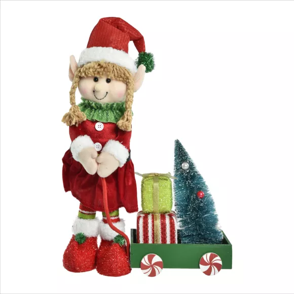 Plagende kabouter (H45 cm) Martine en cadeaus Meerkleurig