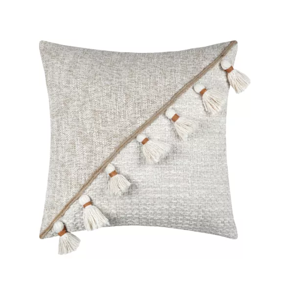 Vierkant katoenen kussen (45 x 45 cm) Ziana Beige