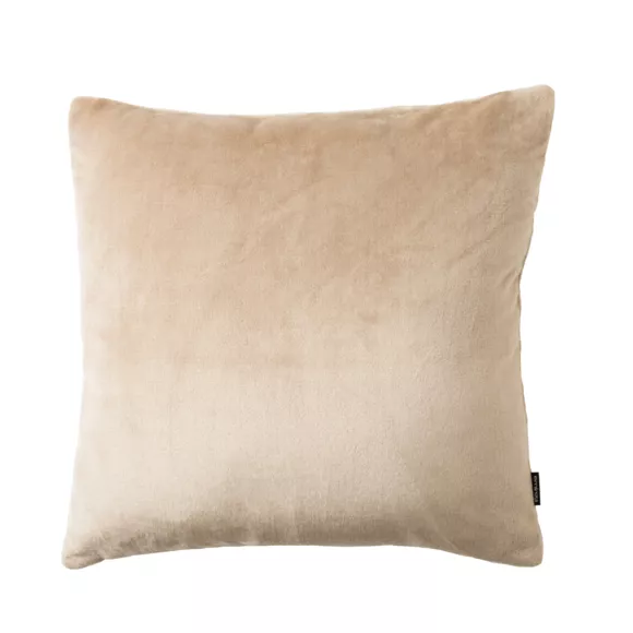 Housse de coussin carrée flanelle (60 x 60 cm) Didou Marron glacé