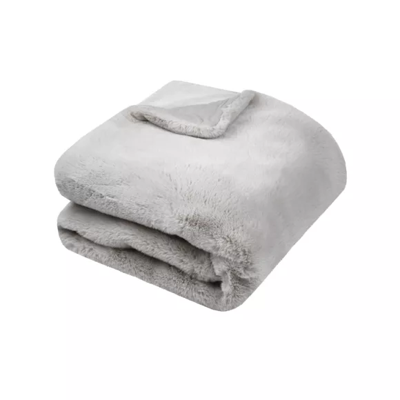 Plaid fausse fourrure (130 x 160 cm) Bostan Beige