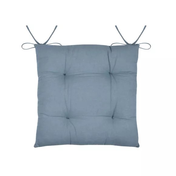 Coussin de chaise carré coton (38 x 38 cm) Nautical Beige