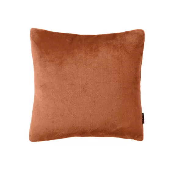 Housse de coussin carrée flanelle (45 x 45 cm) Didou Cuivre
