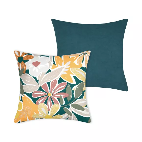 Housse de coussin carrée coton (40 x 40 cm) Maria Multicolore