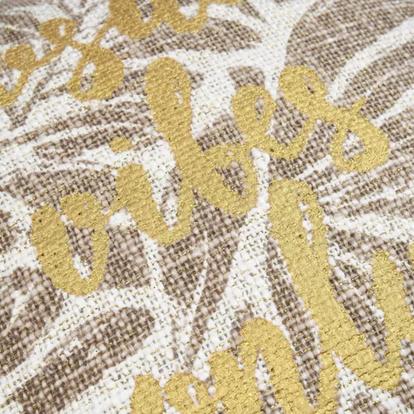 Coussin carré coton (40 x 40 cm) Hemera Taupe