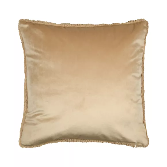 Coussin carré fausse fourrure (45 x 45 cm) Timmy Camel
