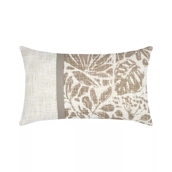 Coussin rectangulaire coton (30 x 50 cm) Hemera Taupe
