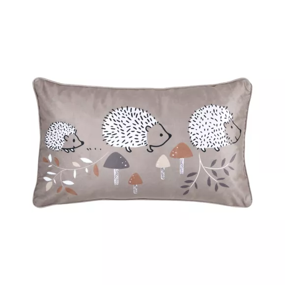 Coussin enfant rectangulaire velours (30 x 50 cm) Gabin Marron